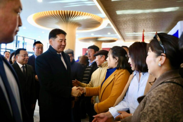 Монгол Улсын Ерөнхийлөгч У.Хүрэлсүх Завхан аймагт ажиллаж байна