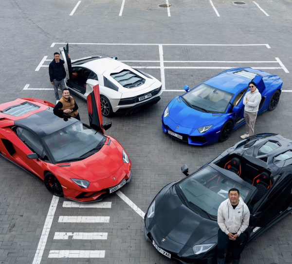 Улсын дугаар нь 128 сая төгрөгөөр үнэлэгдэх "Lamborghini Aventador S" автомашины дэргэд зогсох залуус ямар бизнес эрхэлдэг вэ