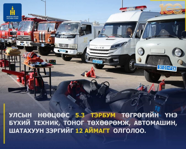 Монгол Улсын Засгийн газрын 100 хоногийн хүрээнд: Гамшгаас хамгаалах тогтолцоо - Үндэсний аюулгүй байдал