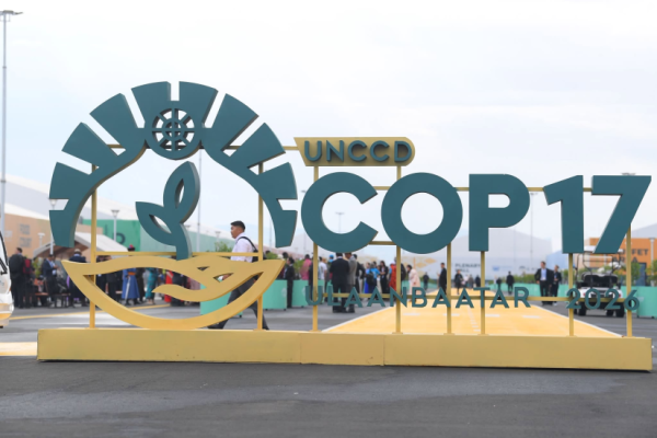 Монгол Улсын далбаа COP17-гийн талбайд мандлаа