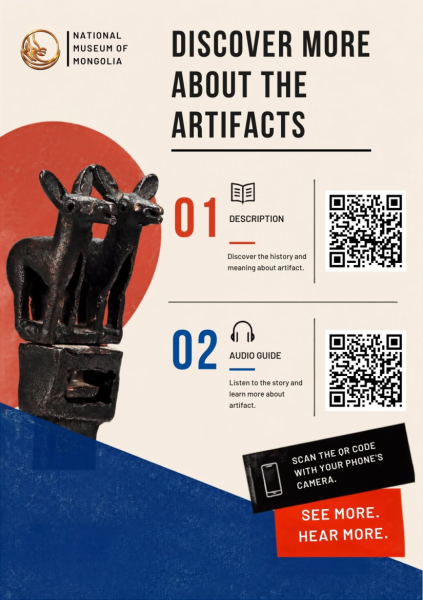 Монголын Үндэсний музейн байнгын үзүүллэгт шинэ QR тайлбарууд нэмэгджээ