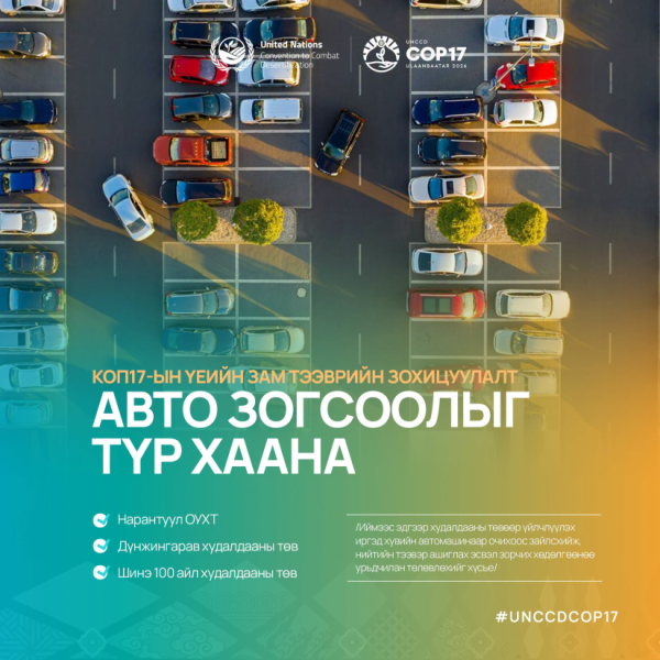 Нарантуул, Дүнжингарав төв хэвийн ажиллах ч авто зогсоолыг нь түр хаана