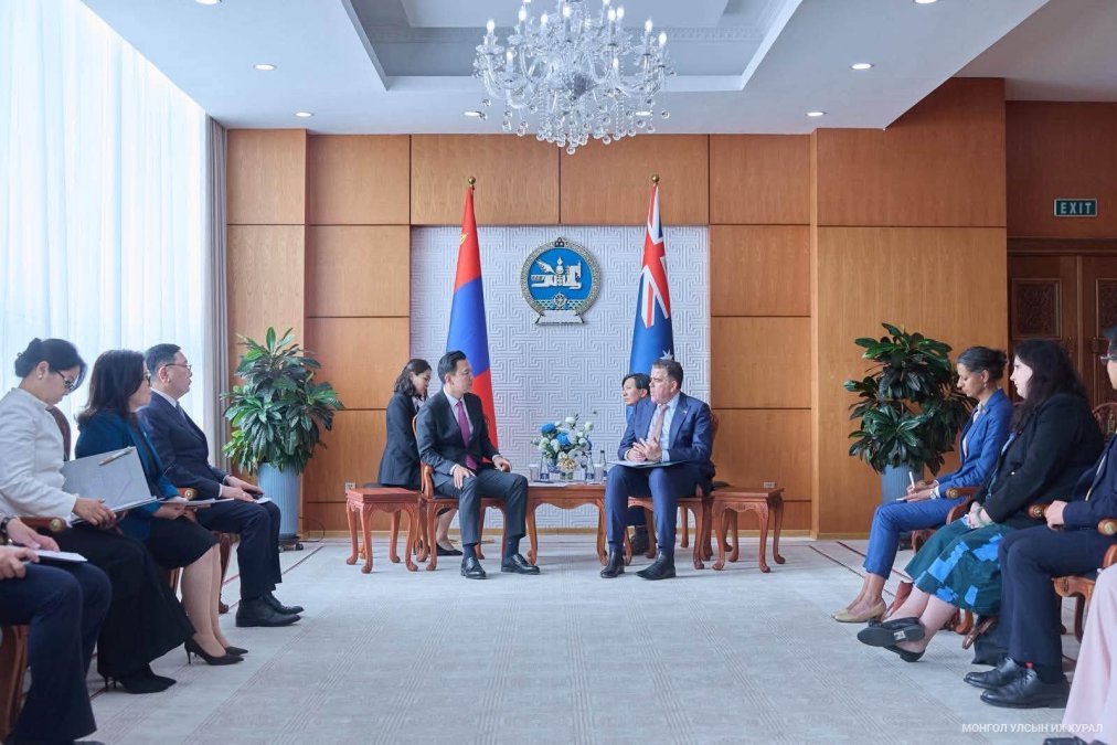 Австралийн Холбооны Улсын парламентын Төлөөлөгчдийн танхимын дарга Милтон Дикт Монгол Улсын Ерөнхий сайд Н.Учрал бараалхав