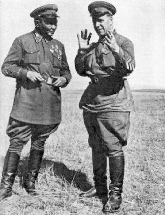 Хорлоогийн Чойбалсан, Георгий Жуков нар Халхын голд, 1939 он.